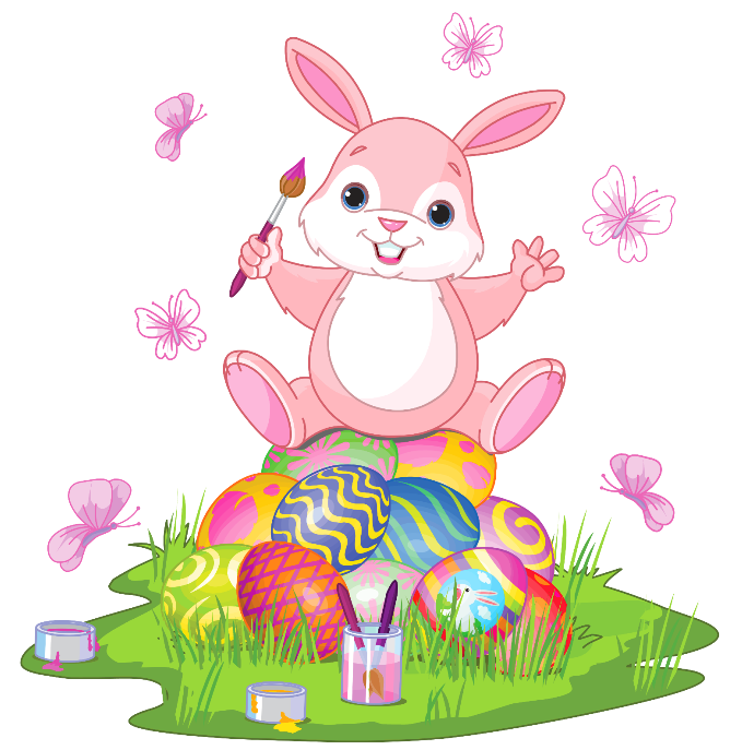 Happy Easter Bunny Clip Art