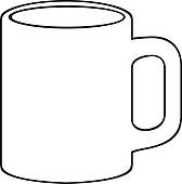 Cup Clipart Black And White - Free Clipart Images