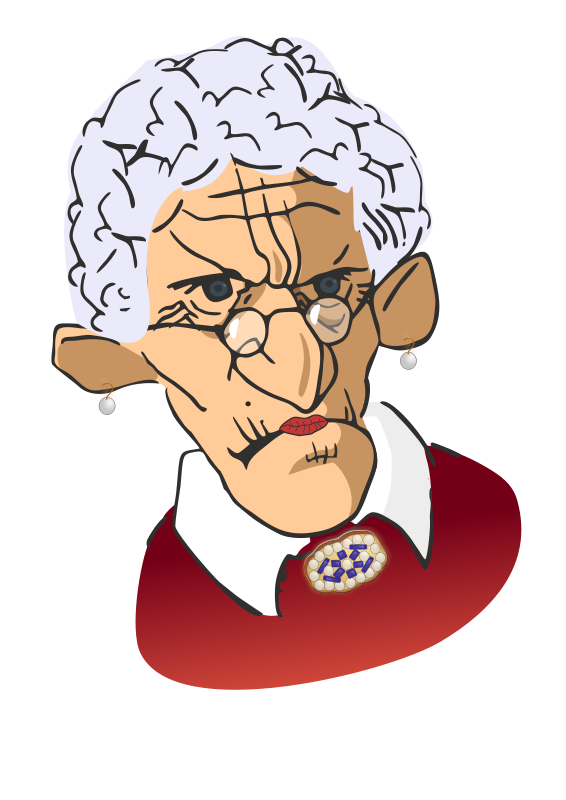 old woman clipart