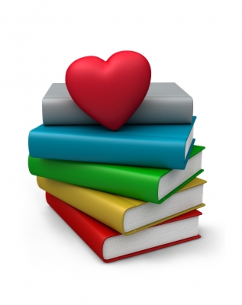 Pile of Books with Heart - A Love of Books – Part 2 - Image 1