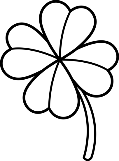 Outline Of A Shamrock