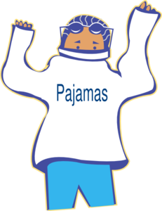 Pajamas Clip Art Free - Free Clipart Images