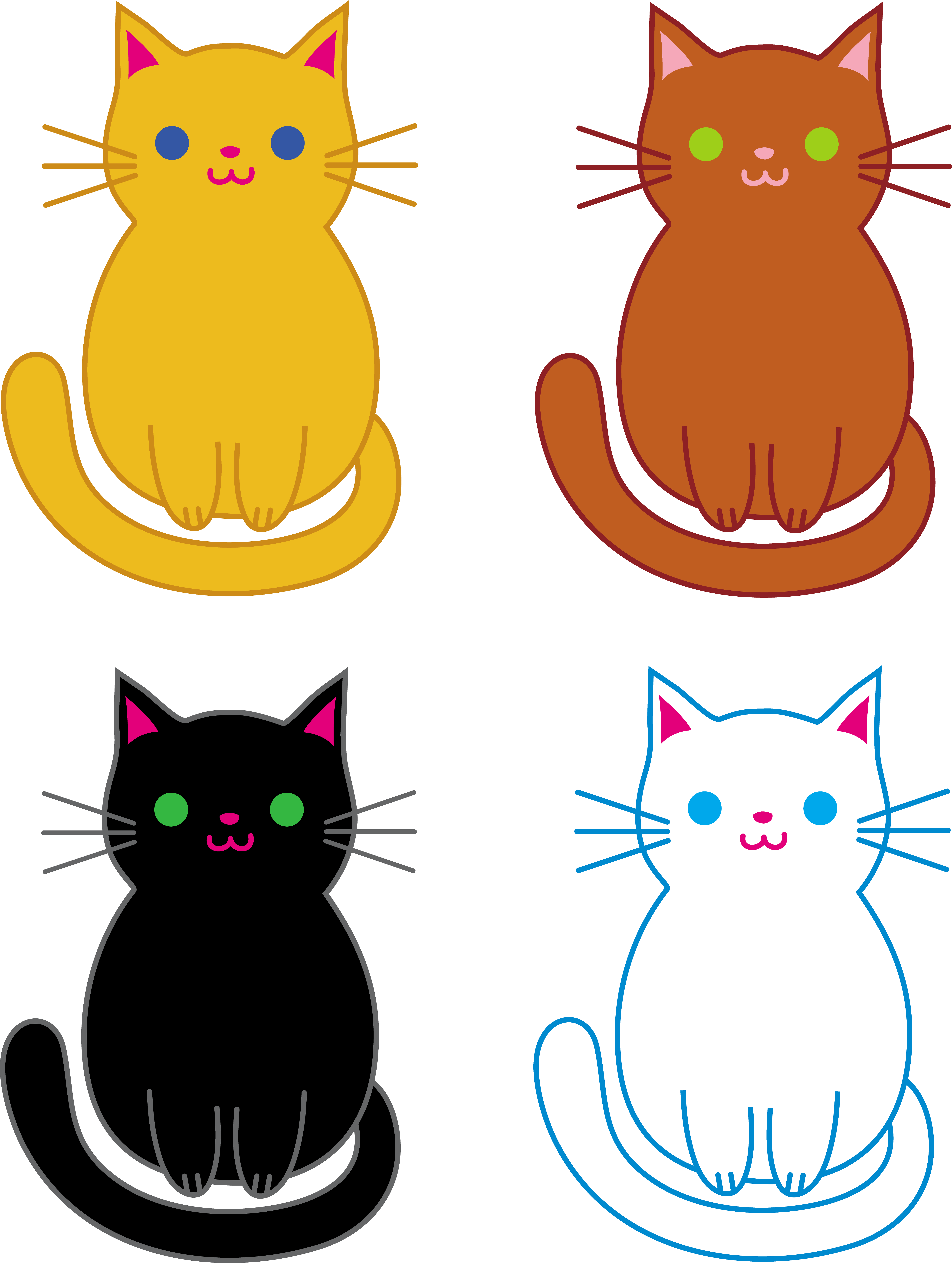 cat meowing clipart - photo #46