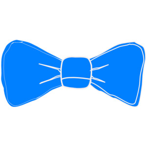 Blue Bow Tie clip art - Polyvore