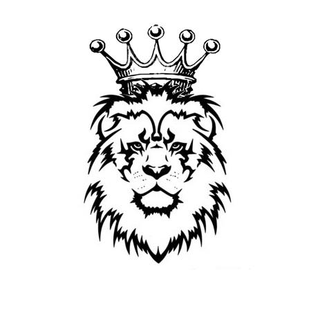 Animals For > Lion Head Crown Logo