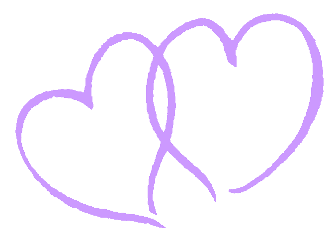 Purple Wedding Heart Clip Art - Free Clipart Images