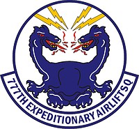 U.S. Air Force 655th Air Expeditionary Squadron, emblem - vector image