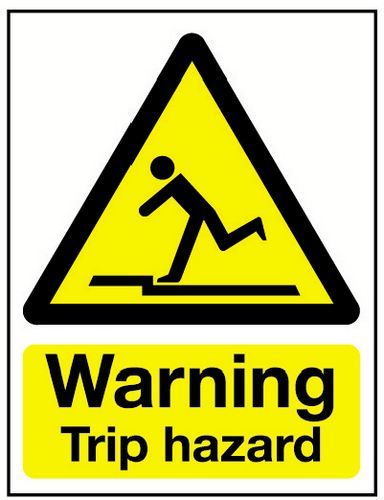 Cromwell Industrial Tools UK: Sitesafe PPE: WARNING TRIP HAZARD ...