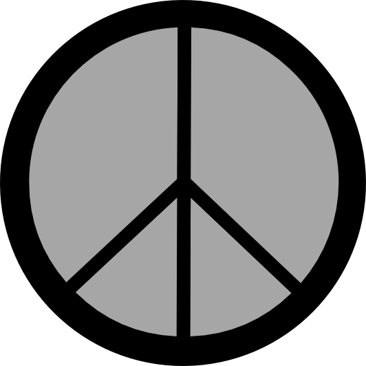 Gray 65 Peace Symbol 12 SVG Scalable Vector Graphics peacesymbol ...