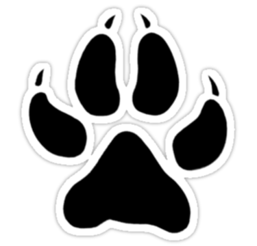 Wolf's Paw" Stickers by NeedsMoreCoffee | Redbubble
