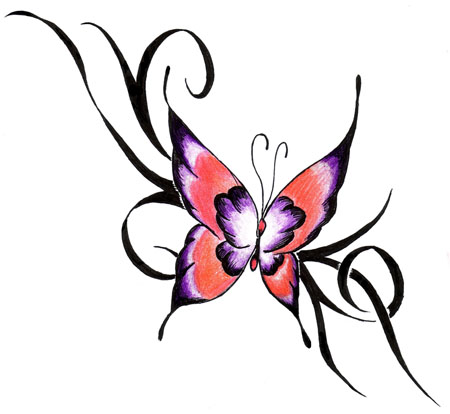 Butterfly Tattoo On Foot - Free Download Tattoo #185 Butterfly ...