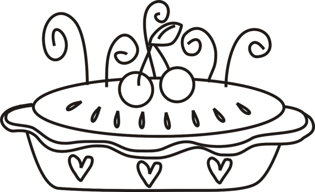 Pumpkin Pie Coloring Page - ClipArt Best