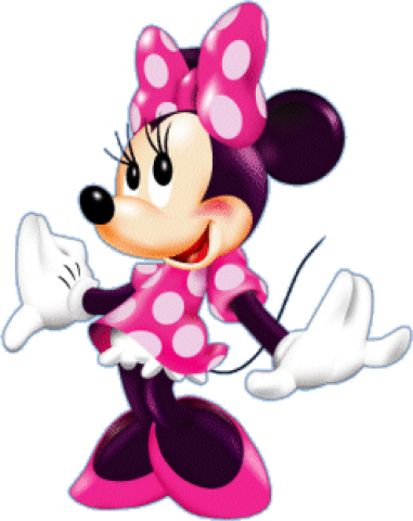 Minnie Mouse Illustrations Pink Pink - - azrych - trendMe.