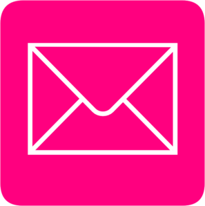 Pink-email-icon clip art - vector clip art online, royalty free ...