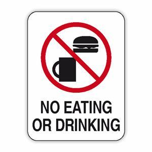 Safety Signs Australia - Shop-NO EATING OR DRINKING