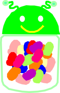 Jelly Bean Jar Rainbow Clip Art - vector clip art ...