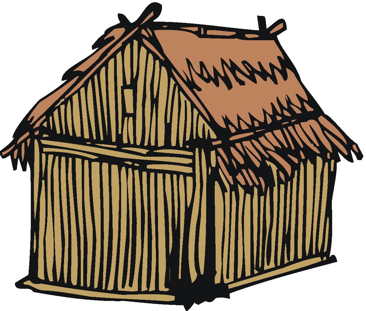 clipart of hut - photo #3