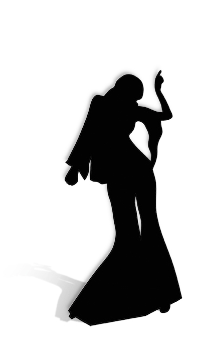 Disco Dancer Female - Silhouette - Cardboard Cutouts - ClipArt ...