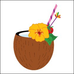 Coconut Drink Clipart - Clipartster