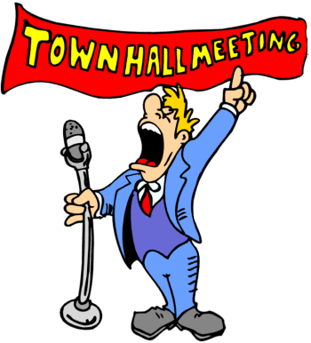 Town Meeting Clipart