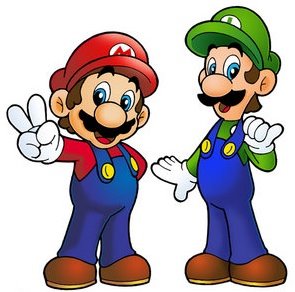 Mario and luigi clipart