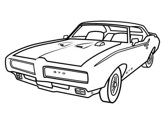 Classic Muscle Drawing - ClipArt Best