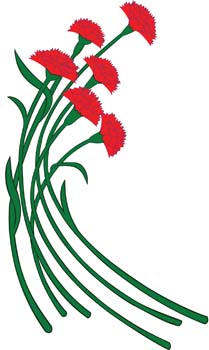 Flower Carnation Clip Art, Vector Flower Carnation - 1000 Graphics ...