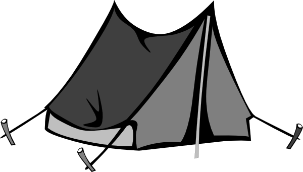 Campfire tent clip art clipart image 0 - dbclipart.com