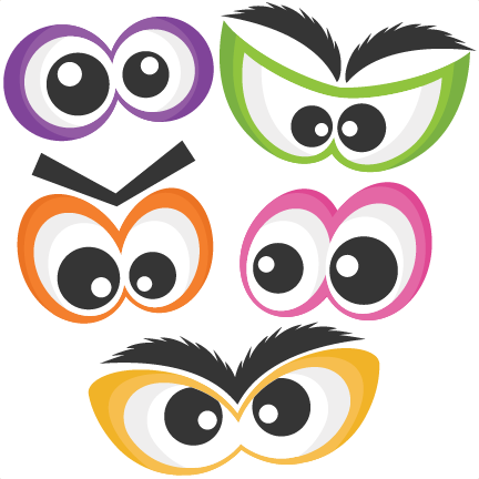 Spooky Eyes Clip Art – Clipart Free Download