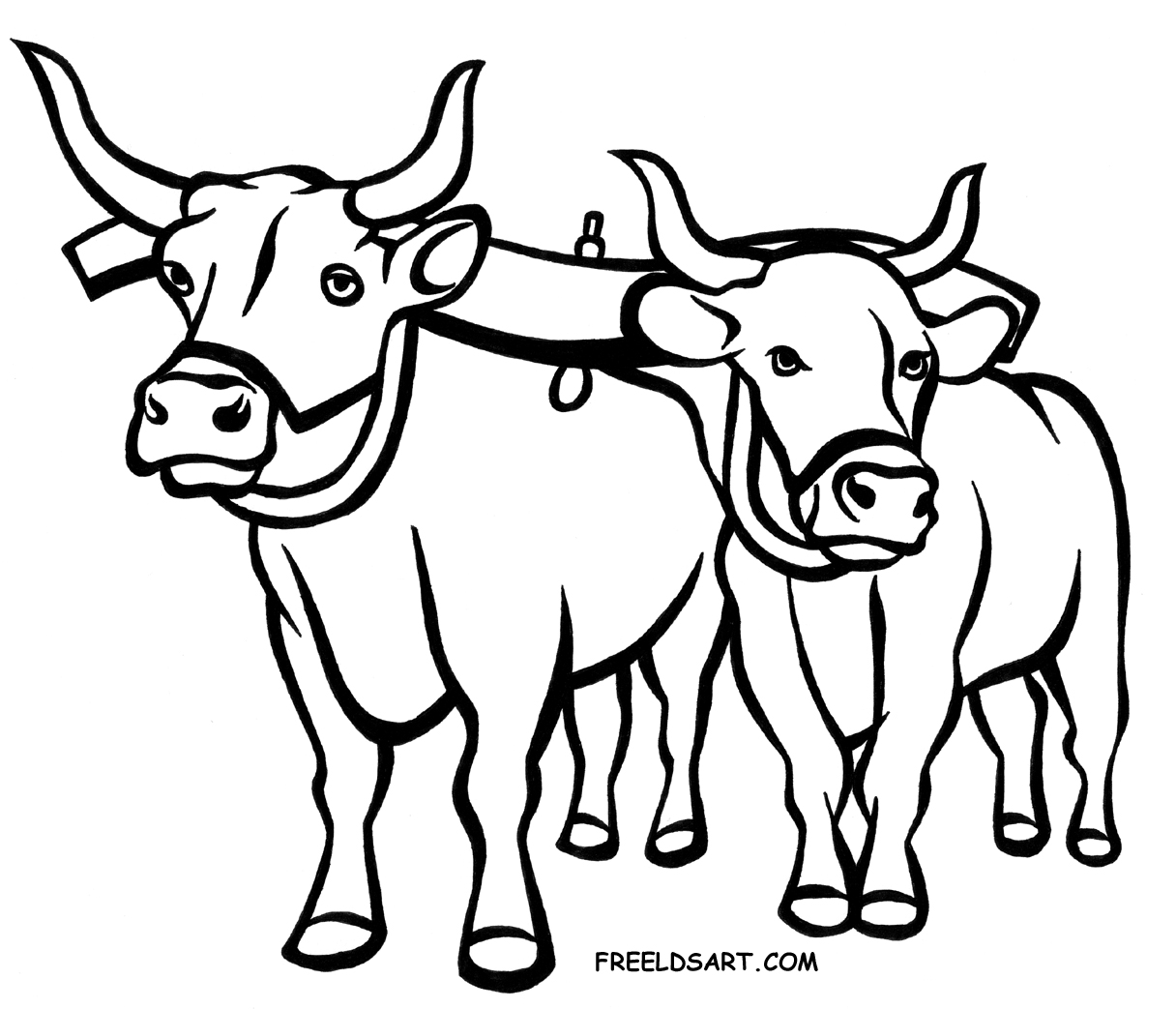 Oxen clipart