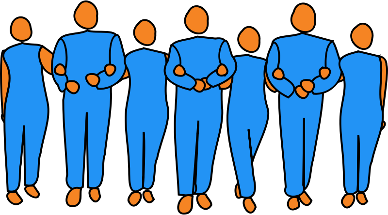 Free Group of People Clip Art