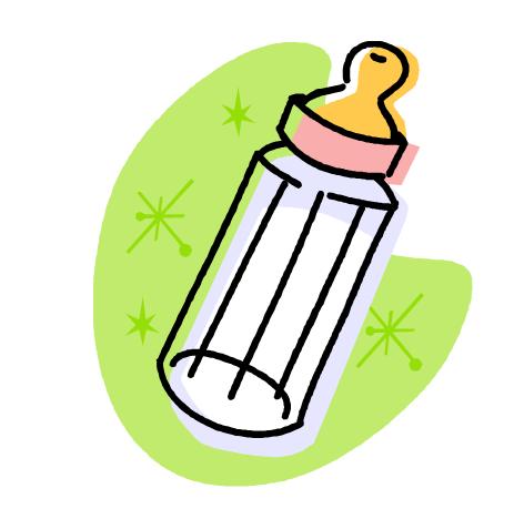 Baby bottle clipart free