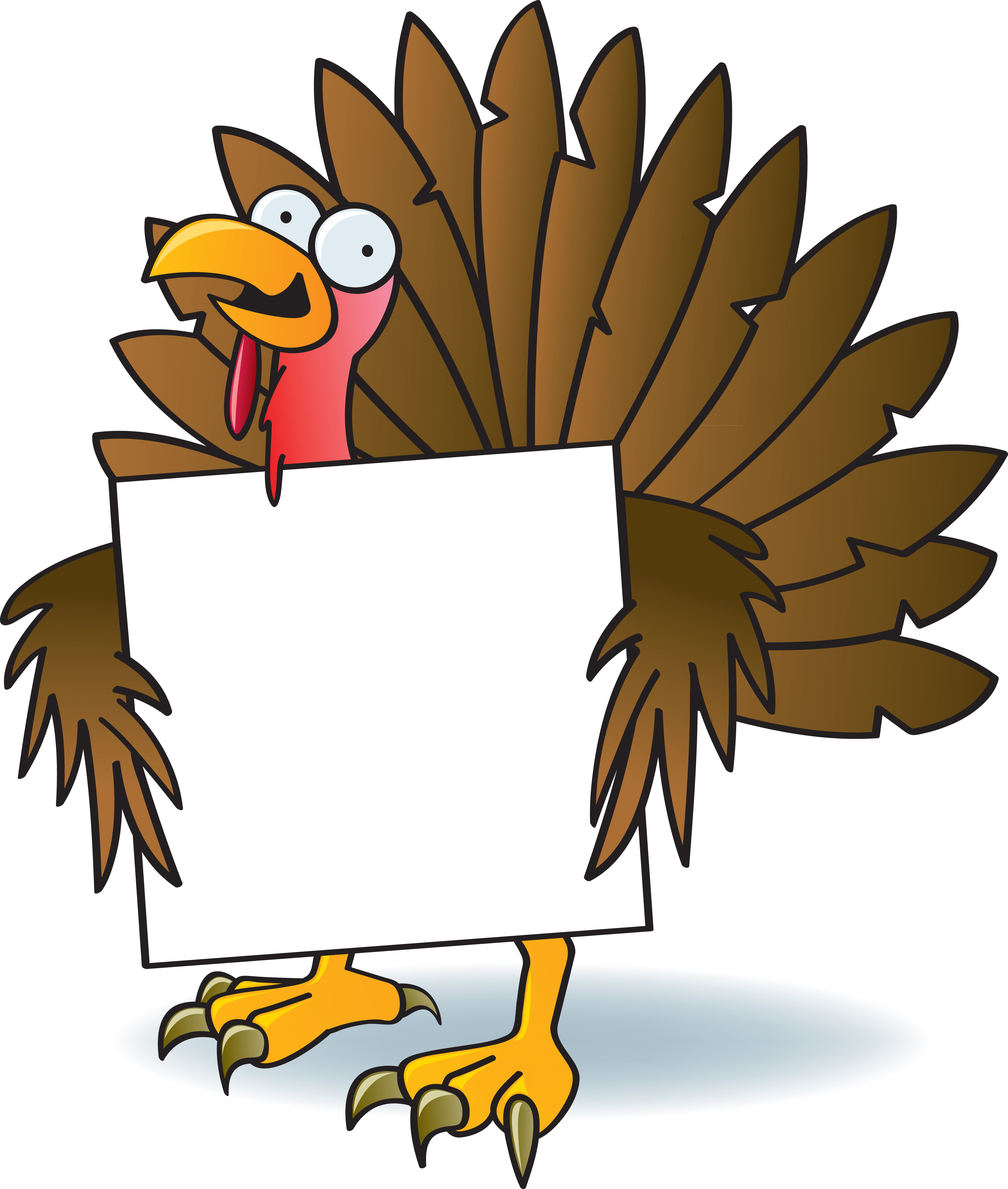 Turkey Cartoon Pictures For Thanksgiving