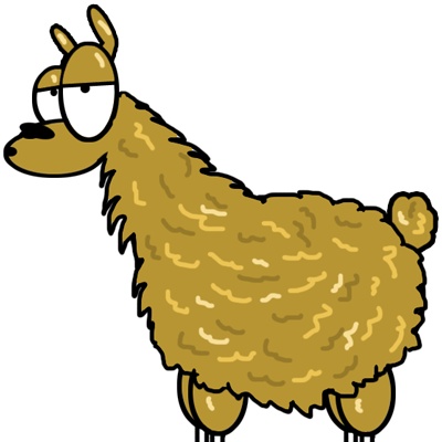 Cartoon Llama