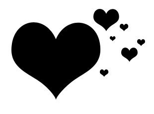Pictures Of Black Hearts - ClipArt Best