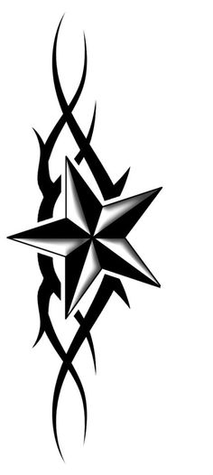 Five Point Star Tattoo Designs - ClipArt Best