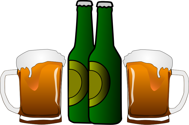 free beer drinking clipart - photo #13