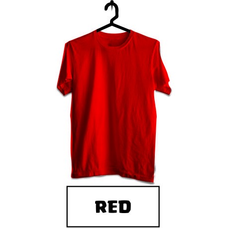 Jual Kaos Merah Polos Katun Combed 30s telah tersedia di ...