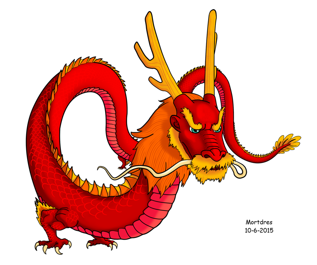 Red chinese dragon by Mortdres on DeviantArt