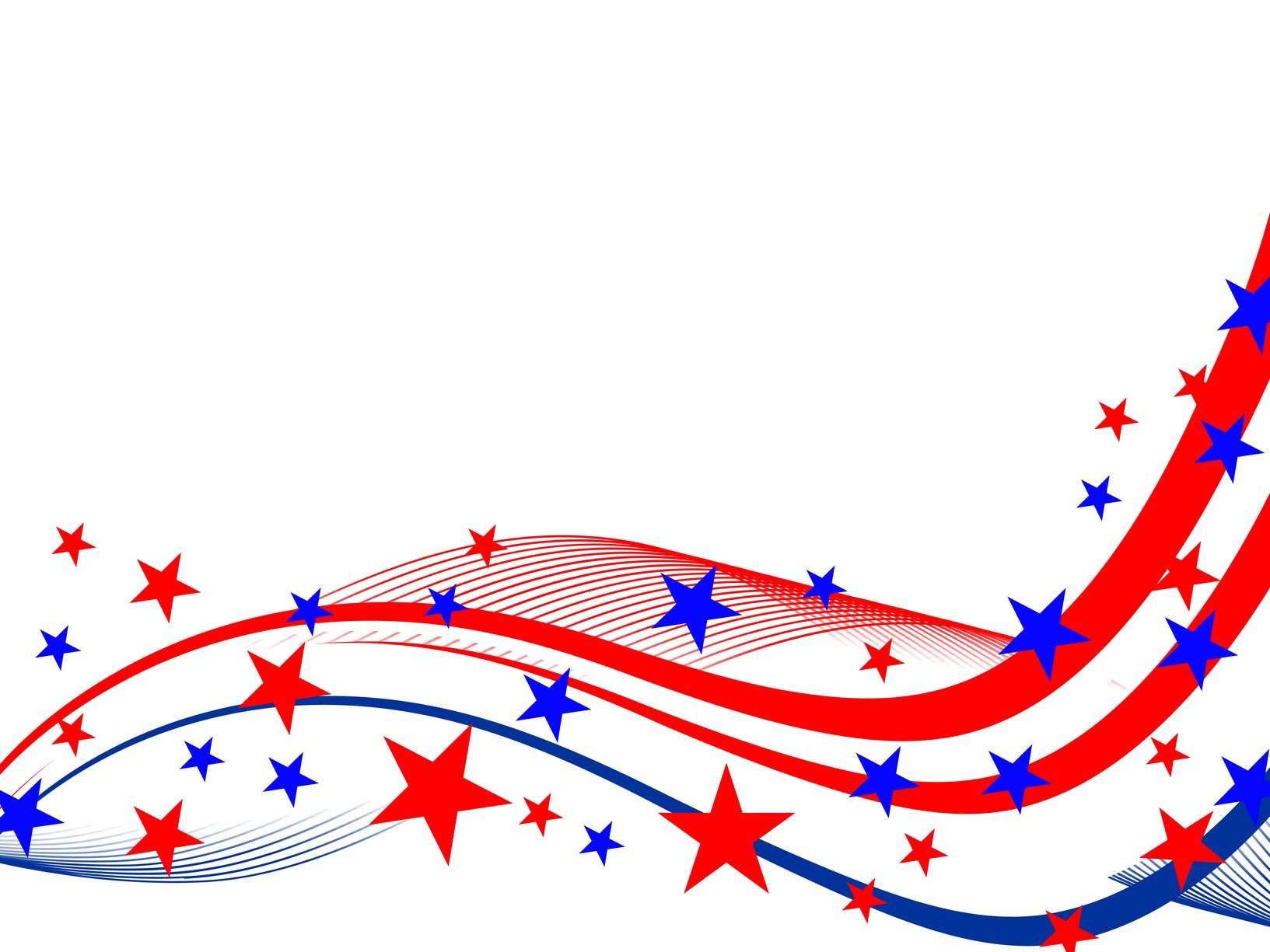 4th Of July Borders Clipart