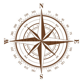 Compass, rose, wind | Vector | Colourbox