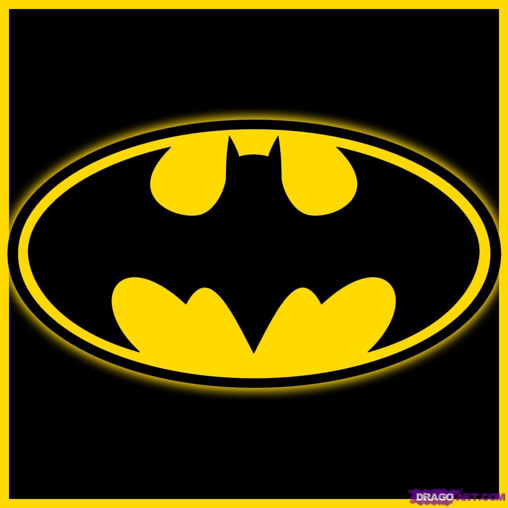 How to Draw Batman Logo, Step by Step, Dc Comics, Comics, FREE