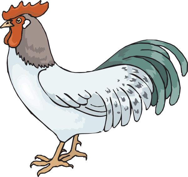 Cartoon Rooster Clipart