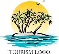 Tourism Entertainment Beach Logo Vector (.AI) Free Download
