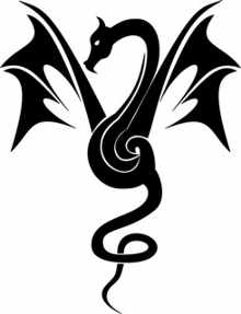 1000+ images about Dragons & Tribal Dragons; templates - tattoos ...