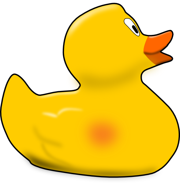 Rubber Duck Silhouette | Free Download Clip Art | Free Clip Art ...