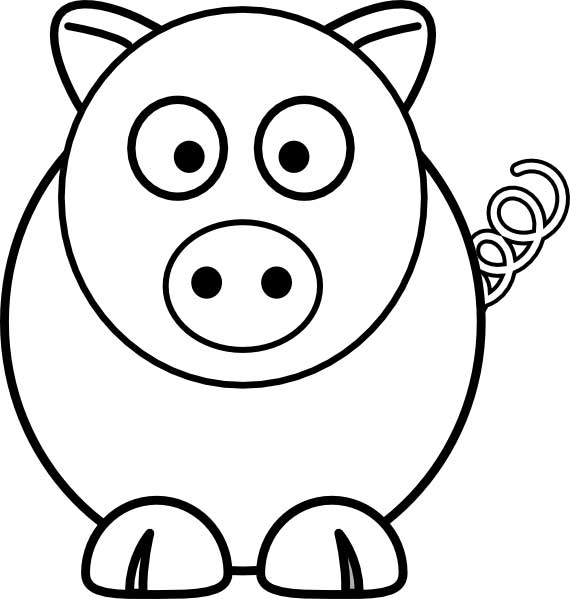 Coloring Pages Draw Easy Animals within Cute baby animals coloring ...