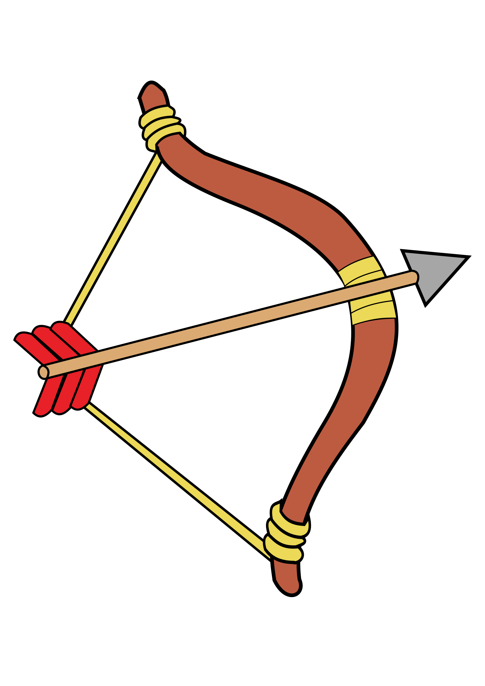 Cartoon indian arrow clipart