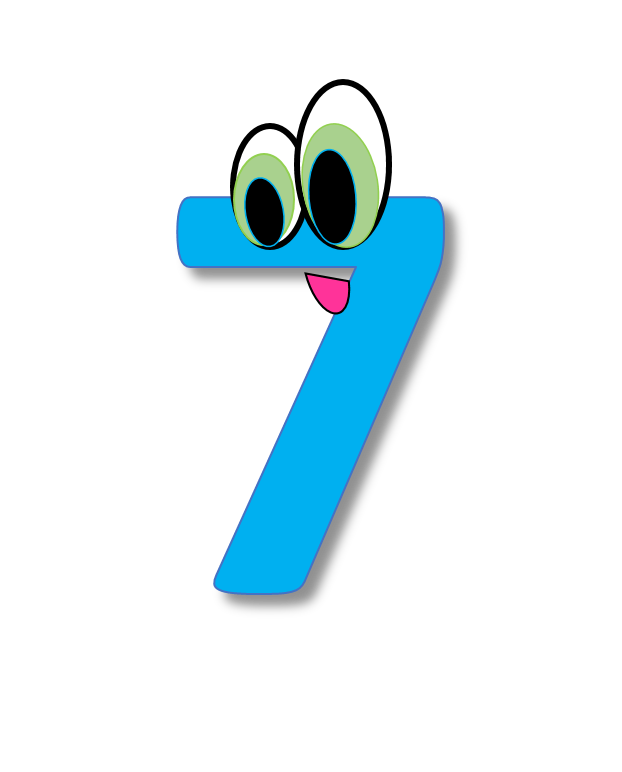 number 7 clip art – Clipart Free Download