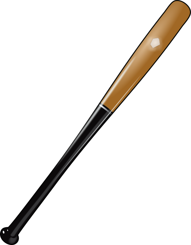 Baseball bat baseball clipart - Clipartix